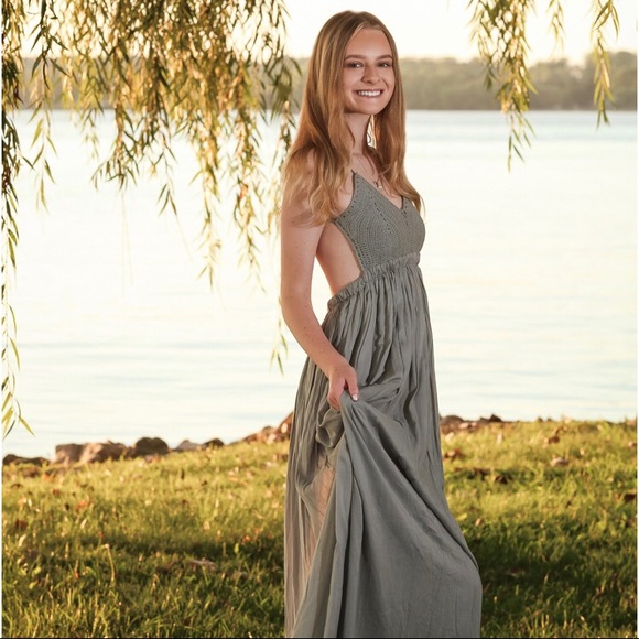 SOLD Windsor Crochet Maxi Dress - Picture 9 of 9